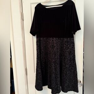 Lands End Fit & Flare Dress, 2X